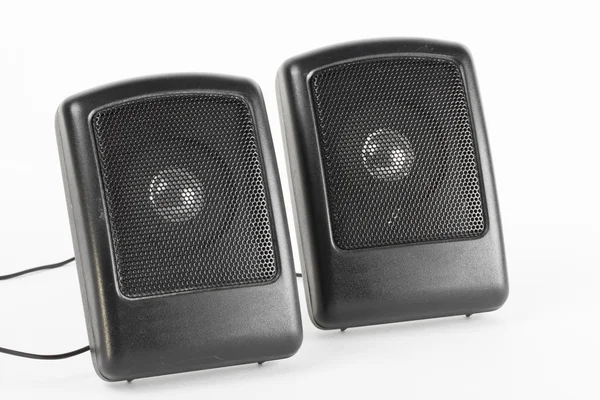 Speakers on the white background — Stock Photo, Image