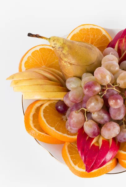 Frucht auf weißem Hintergrund — Stockfoto