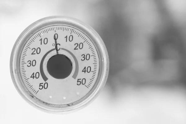 Thermometer on the white background — Stock Photo, Image