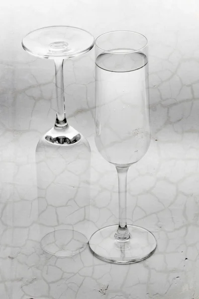 Glass on the white background — Stock Photo, Image