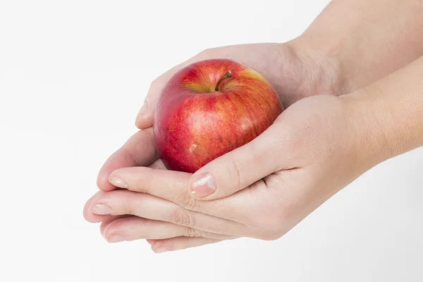 Apple on the white background — Stock Photo, Image