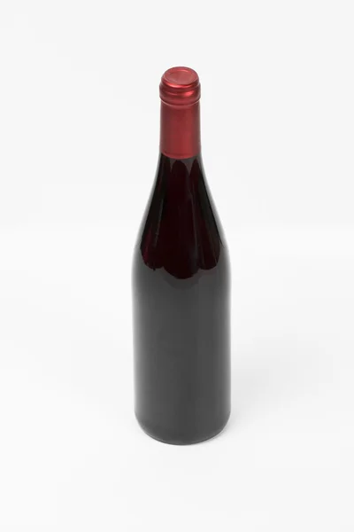 葡萄酒在白色的背景 — 图库照片