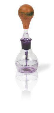 Beyaz arka plan üzerinde pipet