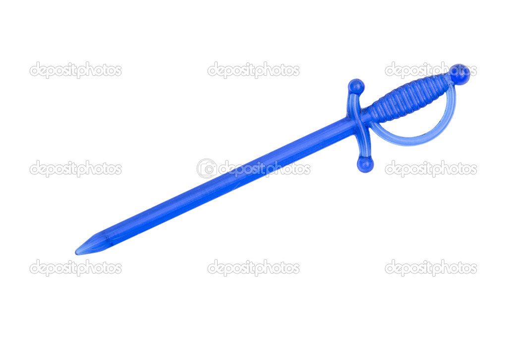Sword on the white background