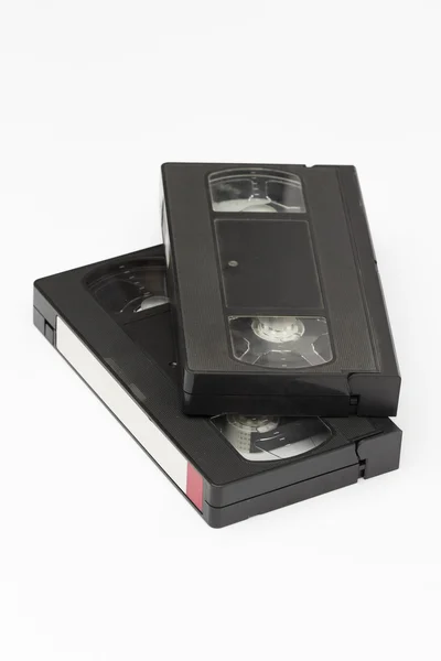 Cassetta sullo sfondo bianco — Foto Stock