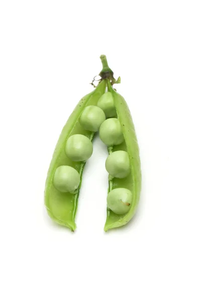 Peas on the white background — Stock Photo, Image