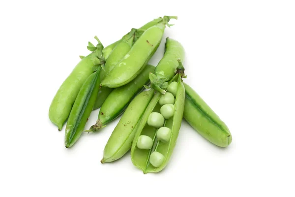 Peas on the white background — Stock Photo, Image