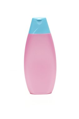 Beyaz arka plan üzerinde şampuan