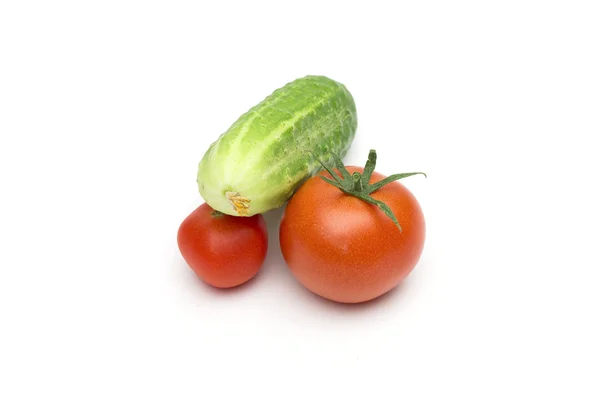 Vegetables on the white background — Stock Photo, Image