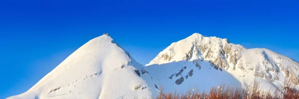 Panoramic with sky blue — Stock Photo, Image