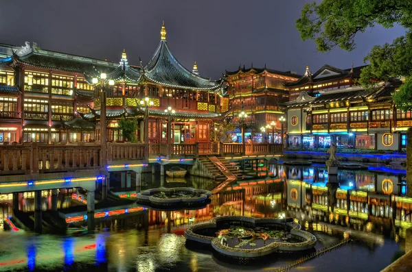 Yuyuan Garten und Teehaus in Shanghai — Stockfoto