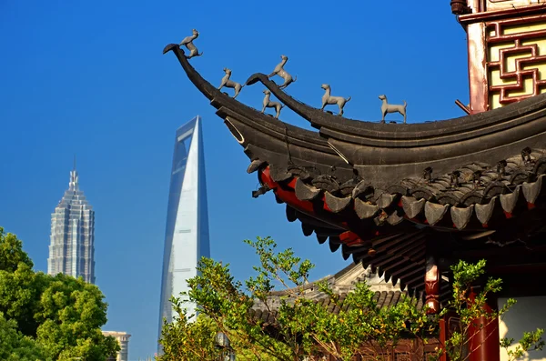Yuyuan Garden i Shanghai Stockbild