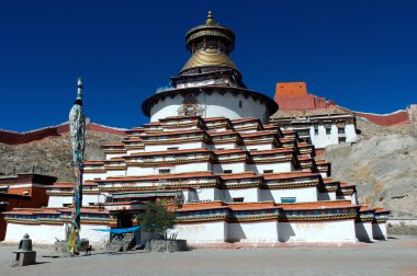 Gyantse Kumbum in Tibet clipart