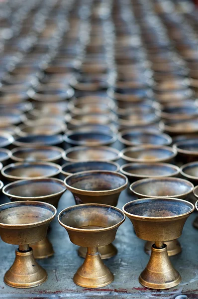 Lámparas de aceite budistas —  Fotos de Stock