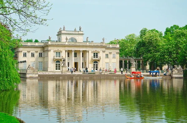 Neoklasszikus palace Varsóban Stock Fotó