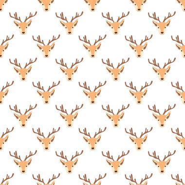 Geyik ile Seamless Noel modeli