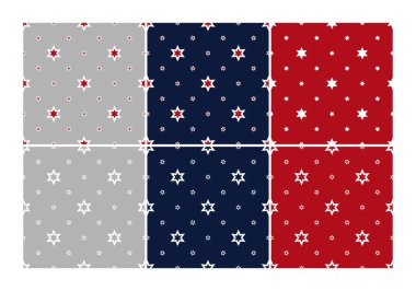 Bir dizi Noel şablonu. Vektör illüstrasyonu