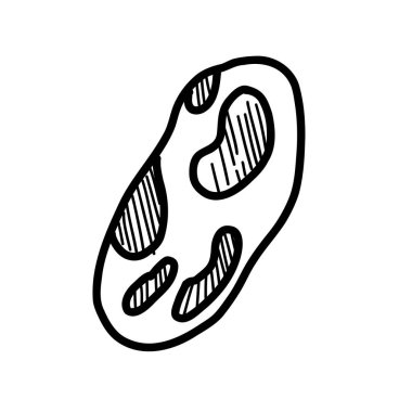 Taş taslak. Bir karalama biçiminde vektör illüstrasyonu