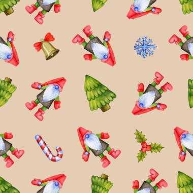 Cücelerle Noel şablonu.