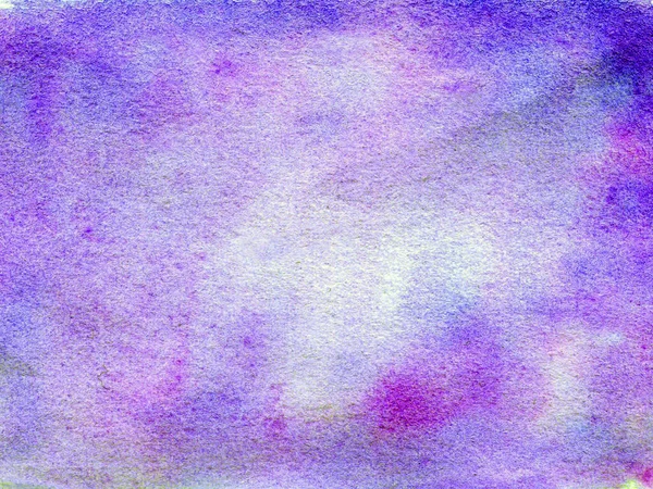 紫色の水彩の背景に斑点、点、ぼやけた円 — ストック写真