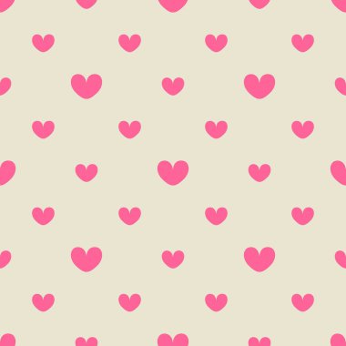 Pembe kalpler pürüzsüz desen. Sevgililer Günü,