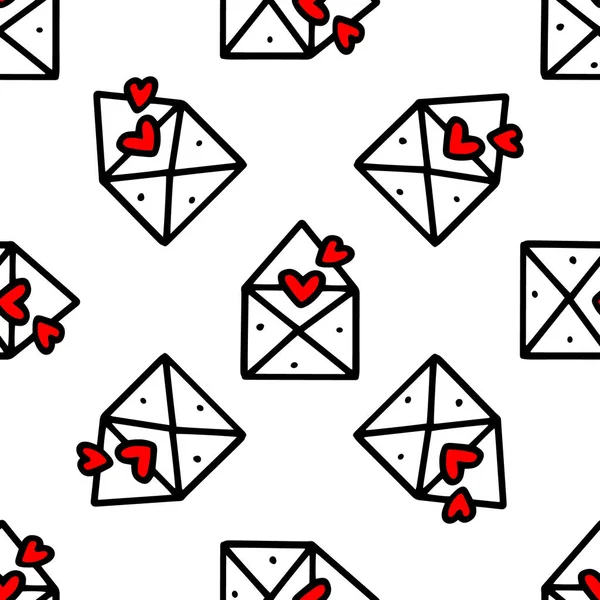 Envelope pattern. Vector illustration — Stok Vektör