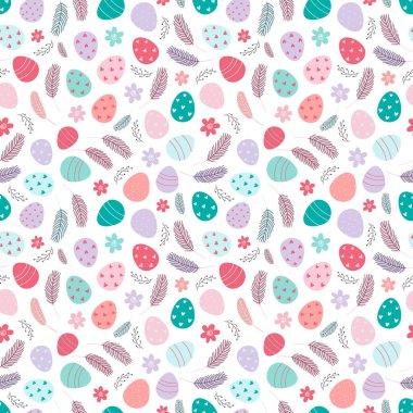 Paskalya yumurtaları pürüzsüz. Paskalya deseni