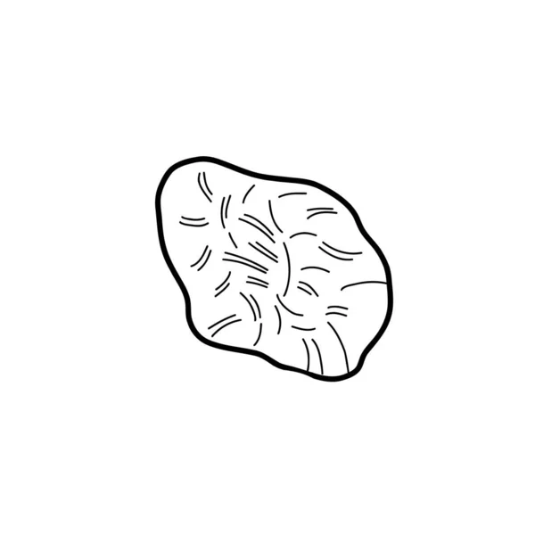 Stenen schets. Vector illustratie in de stijl van een doodle — Stockvector