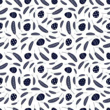 Siyah beyaz Paskalya deseni