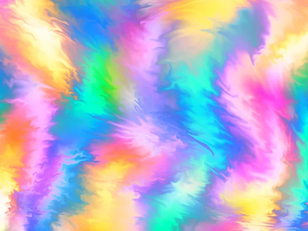 Textura holográfica abstrata com linhas onduladas — Fotografia de Stock