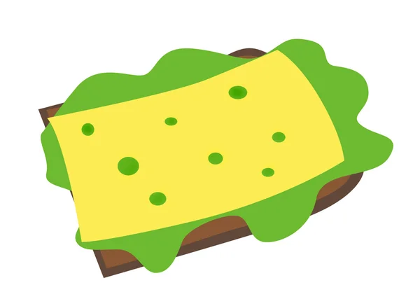 Sandwich with cheese — Stock Photo, Image