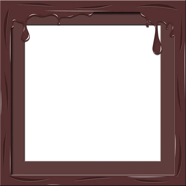 Chocolate frame — Stock Photo, Image