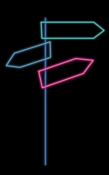 Neon znak — Zdjęcie stockowe