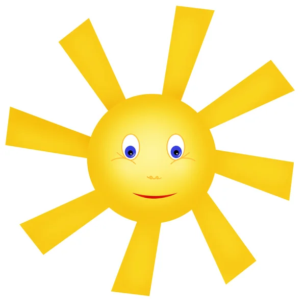 The cheerful sun — Stock Photo, Image