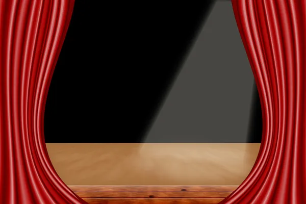 Een theater podium — Stockfoto