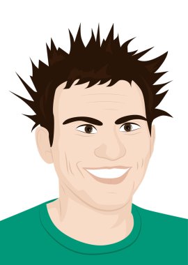 Mad guy clipart