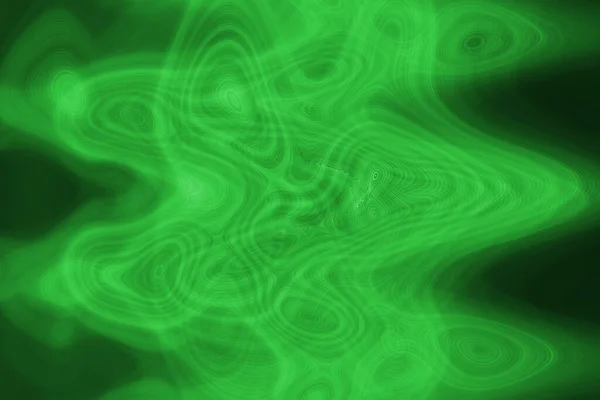 Green Background Abstract Figure Amoeba — Stock Photo, Image