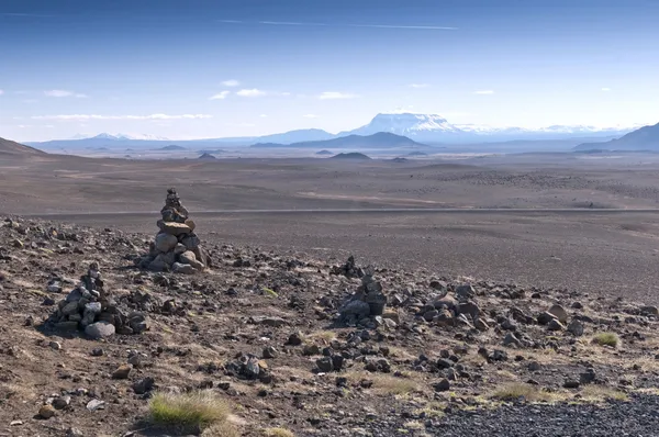 Wulkaniczny krajobraz, Islandia — Zdjęcie stockowe