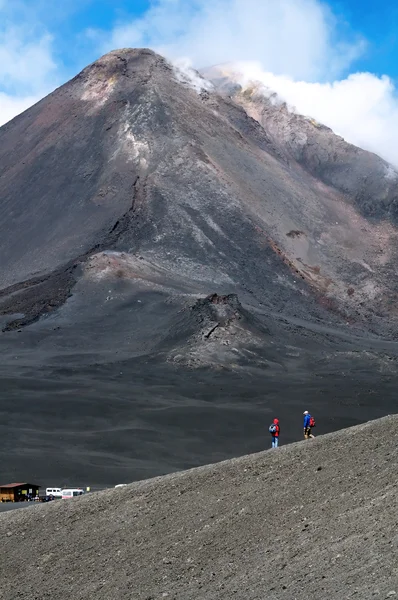 De piek van de vulkaan etna — Stockfoto