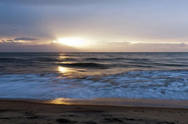 Pôr do sol e mar — Fotografia de Stock