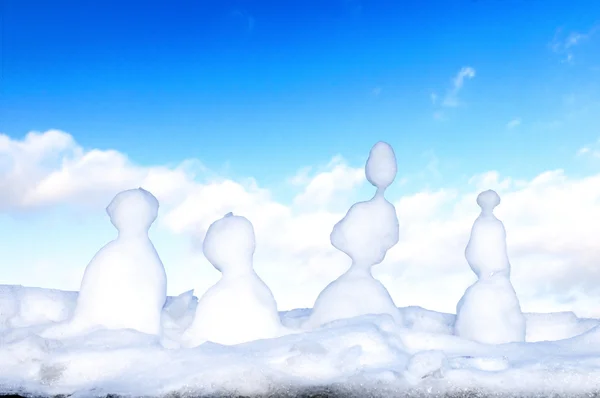Hombres de nieve —  Fotos de Stock
