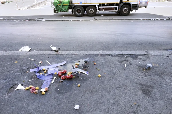 Recogida de basura — Foto de Stock