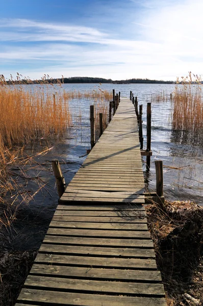 Pier and water — Stock Photo, Image