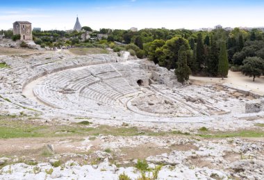 Amphitheater - Syracuse Sicily clipart