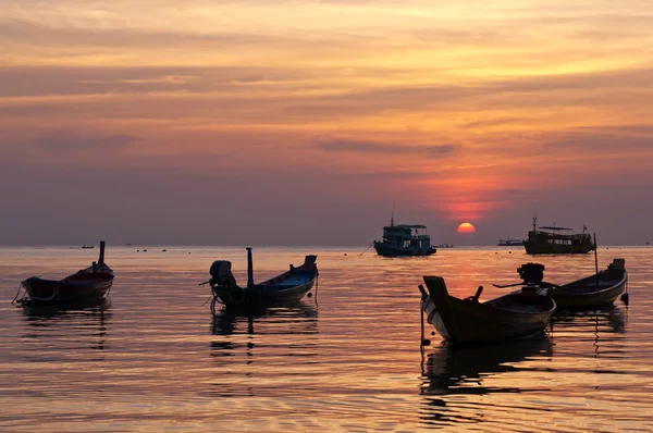 Thai balıkçı tekneleri — Stok fotoğraf