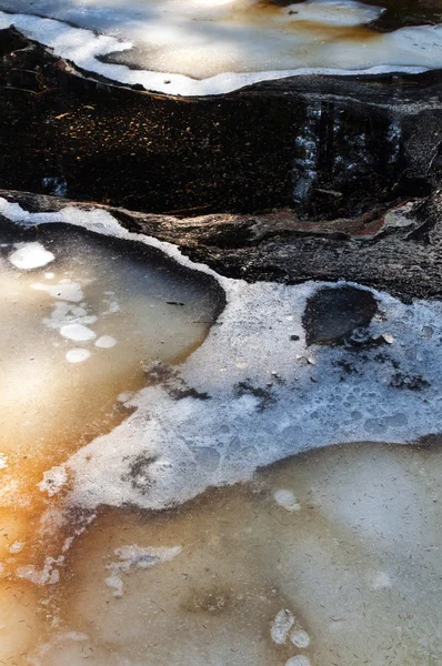 Лед и вода (фон ) — стоковое фото