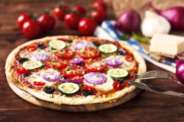 İtalyan pizzası.