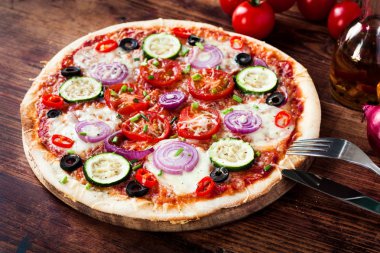 İtalyan pizzası.