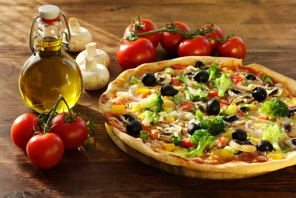 Veggie Pizza — Stockfoto