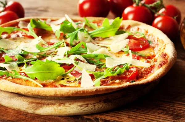 Pizza Arugula — Stock Photo, Image